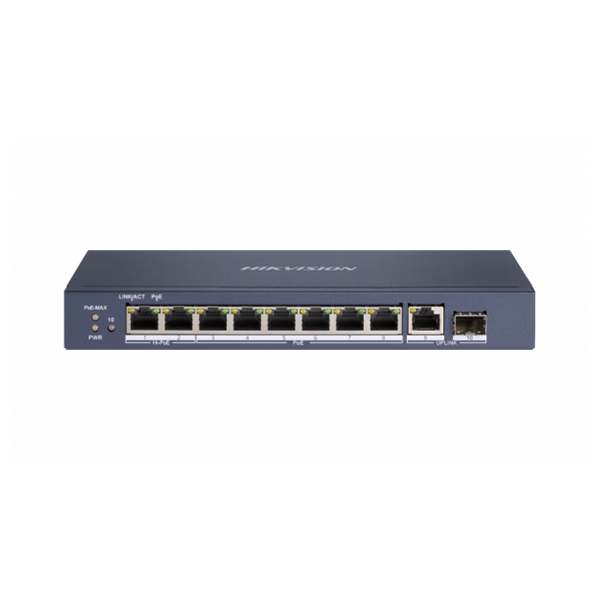 Hikvision DS-3E0510HP-E 10-Port Gigabit Unmanaged Hi-PoE Switch